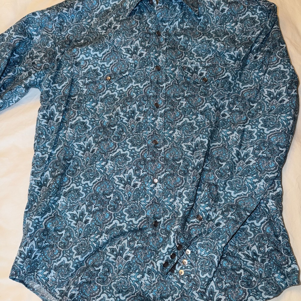 Stetson pearl snap cowboy shirt
